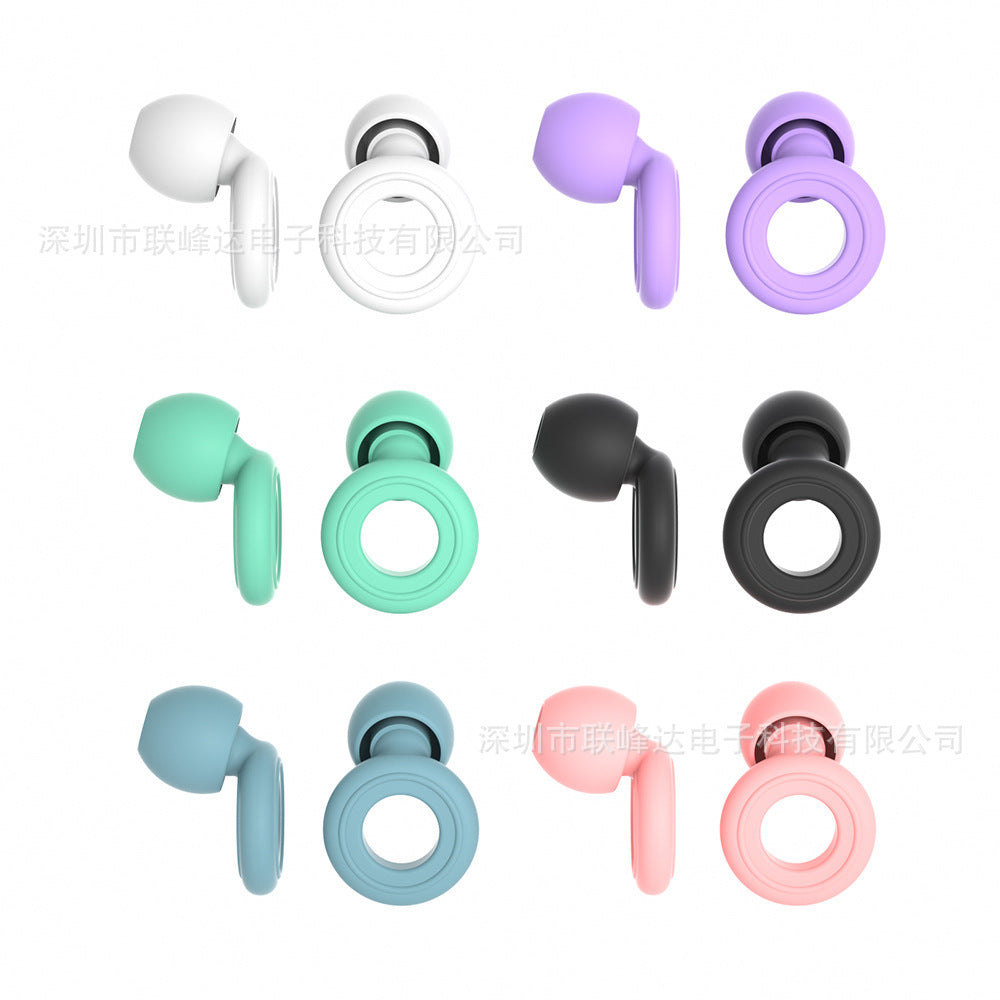 Silicone Earplugs for Sleep, Soundproofing, Dormitory Study, Lunch Break, Noise Reduction, Earplugs for Flying, Stress Relief, Sleeping, Swimming Earplugs - image 5