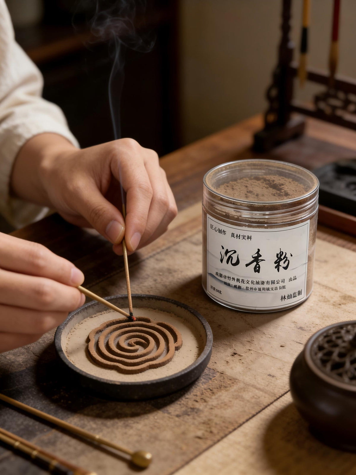 High-quality Natural Agarwood Powder, Exported in , Suitable