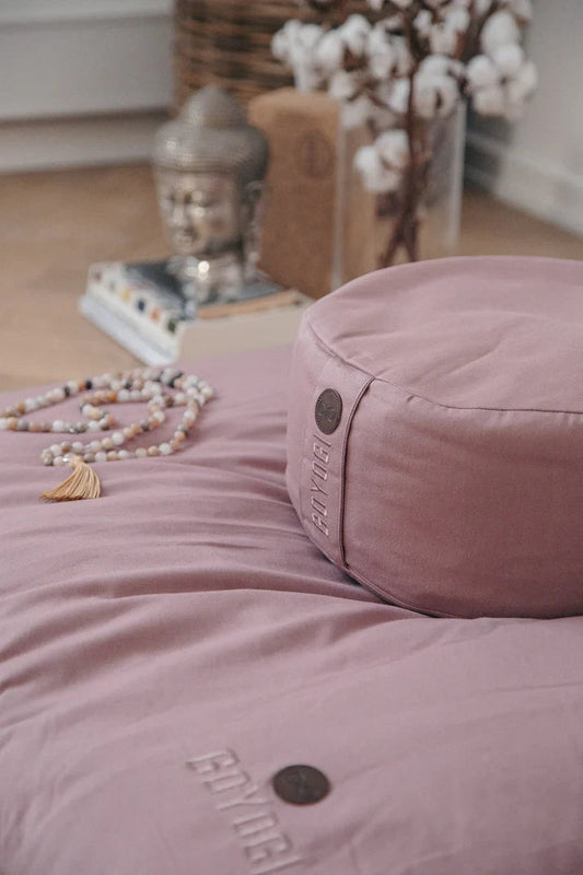 Begin meditation Round Cushion Bundle - Rose