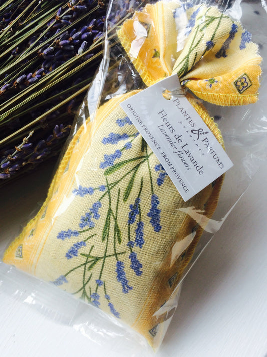 French Lavender- Authentic dried lavender flowers in colourful bags