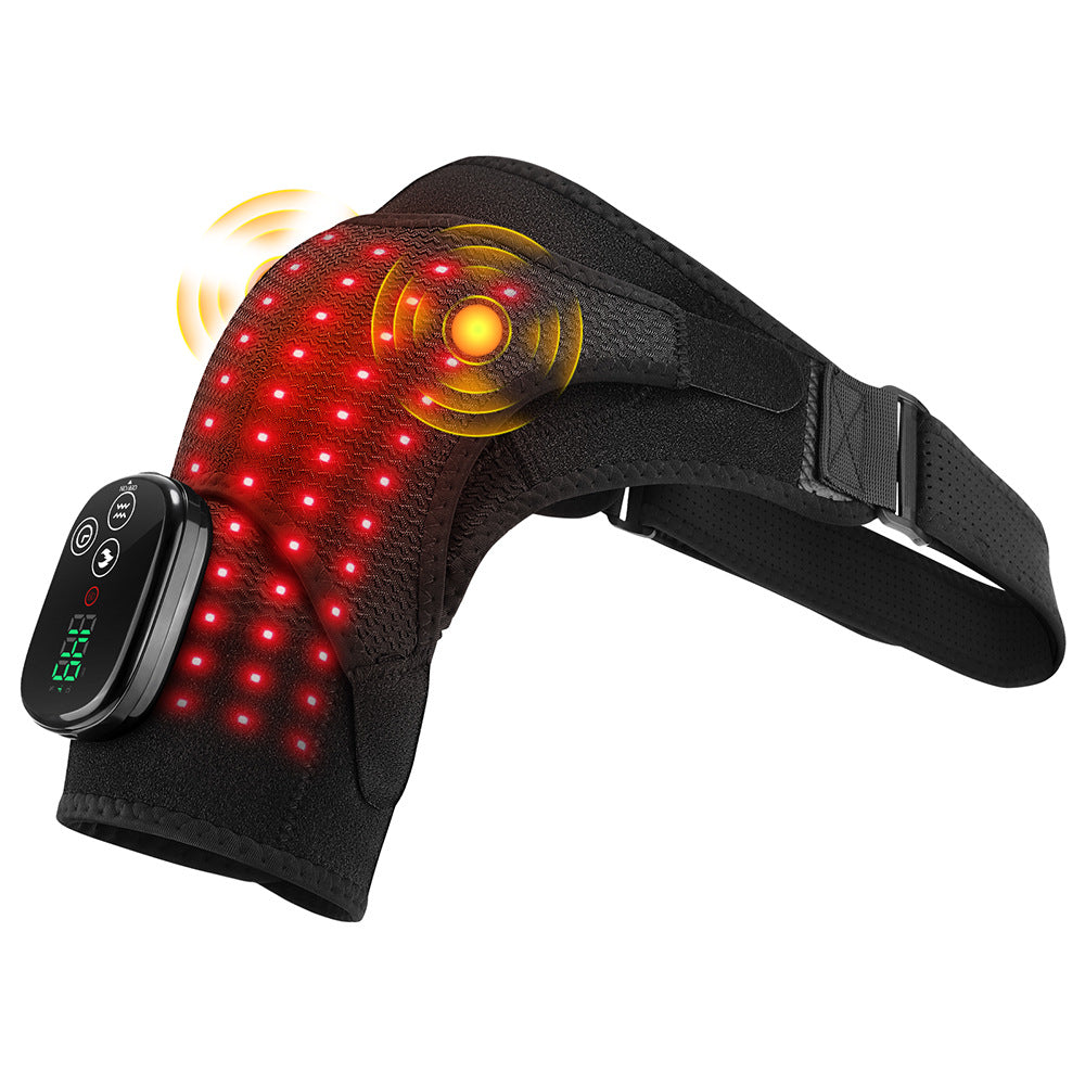 Electric-heated Shoulder Warmer with Vibration Massage and