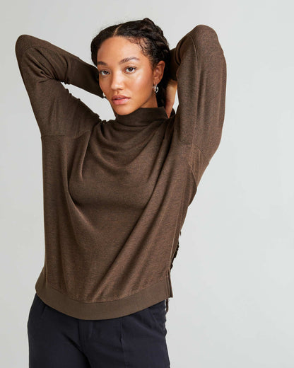 Women's Cozy Knit Long Sleeve Sweater