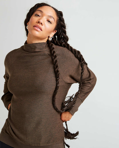 Women's Cozy Knit Long Sleeve Sweater