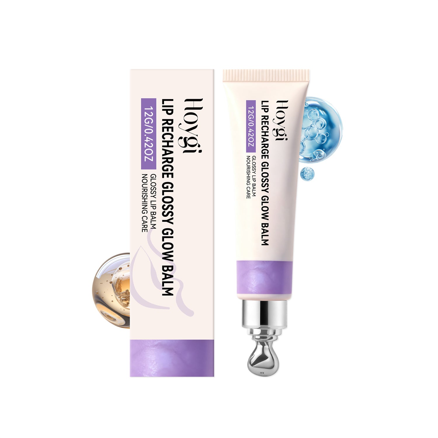 Purple Glossy Lip Balm