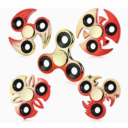 Factory Direct Sales of Cross-Border Popular Colorful Fingertip Spinning Top Toys, Two-Color Gradient Children's Stress-Relief Spinning Top Toys - image 4
