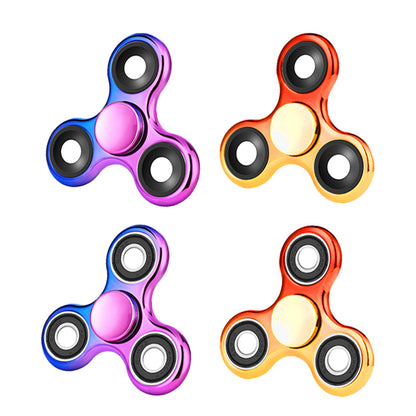 Factory Direct Sales of Cross-Border Popular Colorful Fingertip Spinning Top Toys, Two-Color Gradient Children's Stress-Relief Spinning Top Toys - image 5