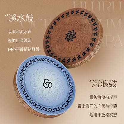 Lu Ru Stream Water Drum Music Healing Meditation Natural Flowing Water Rain Stick Rain Plate Portable Stress Relief Instrument Exclusively for Foreign Trade - image 2