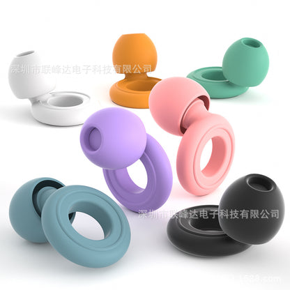 Silicone Earplugs for Sleep, Soundproofing, Dormitory Study, Lunch Break, Noise Reduction, Earplugs for Flying, Stress Relief, Sleeping, Swimming Earplugs - image 2