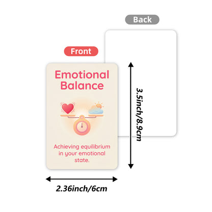 Emotional Health and Psychological Healing Cards Set of 36 Pieces, Ins-Style Journaling Materials, Wall Decoration, Mindfulness Practice Cards - image 5