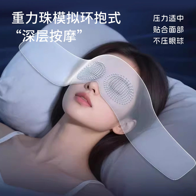 Technology Gravity Deep Sleep Eye Mask to Relieve Eye Fatigue, Light-Blocking Double-Sided Micro-Pressure Gravity Eye Mask for Sleeping - image 3