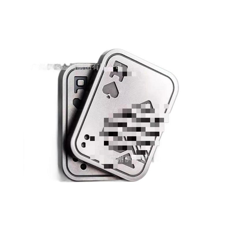 Source Factory Edc Stress Relief Toys Metal Mechanical Push Slider Big and Small King Snap Coins Fingertip Spinner Edc Cross-Border Hit - image 5
