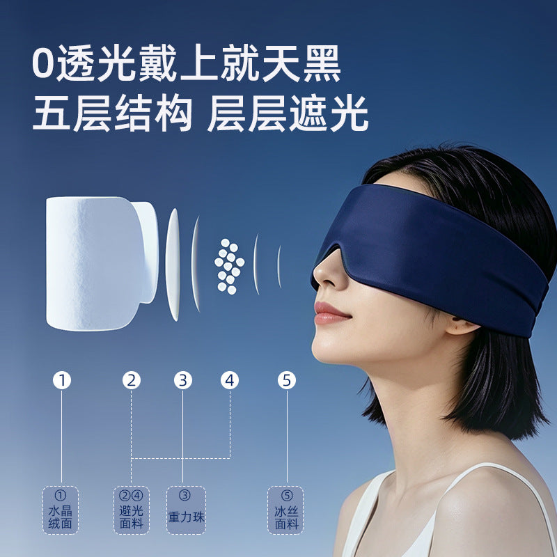Technology Gravity Deep Sleep Eye Mask for Sleeping, Light-Blocking Double-Sided Micro-Pressure Gravity Eye Mask for Adults, Men and Women - image 3