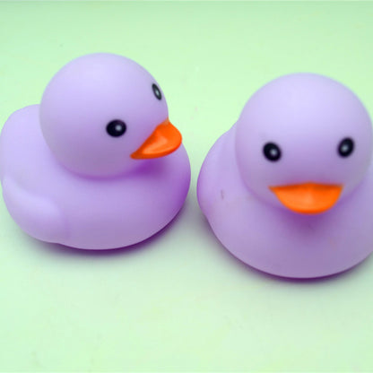 Creative Vinyl Colorful Duckling Children's Water Toys, Children's Bath Squeeze Toys That Make Sounds, Stress-Relief Toys Wholesale - image 3