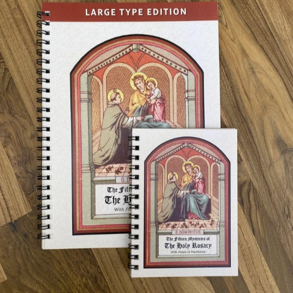 Traditional Religious Pocket-Sized Rosary Meditation Book - image 3