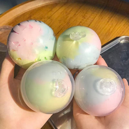 Crispy Handmade Mint Chocolate Balls, Ultra-Soft Stress-Relief Wax Balls, Crunchy Squeeze Toys with Sound Control - image 1