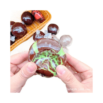 Crispy Handmade Mint Chocolate Balls, Ultra-Soft Stress-Relief Wax Balls, Crunchy Squeeze Toys with Sound Control - image 5