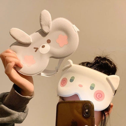 3D Stereo Light-Blocking Sleeping Eye Mask for Students, Breathable for Nap Time, Relieves Eye Fatigue, Does Not Put Pressure on the Eyes, Ice Silk, Gift for Me - image 3