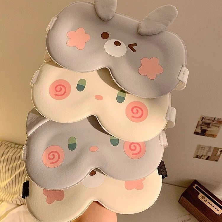 3D Stereo Light-Blocking Sleeping Eye Mask for Students, Breathable for Nap Time, Relieves Eye Fatigue, Does Not Put Pressure on the Eyes, Ice Silk, Gift for Me - image 4