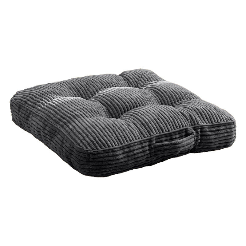 Cross-Border New Product Corduroy Cushion Chair Pad Breathable and Comfortable Sponge Particle Meditation Cushion Thickened Seat Cushion - image 5