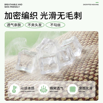 Tatami Futon Cushion, Meditation Cushion, Floor Meditation Mat, Balcony Bay Window Rattan Woven Home Seat Cushion, Cooling Mat - image 2