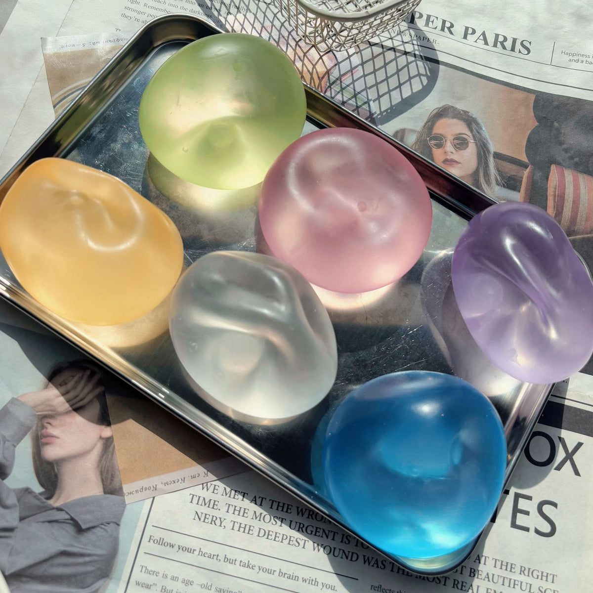 Trendy Viral Product: Moldable Vaseline Handmade Stress Relief Ball, Aesthetically Pleasing Coconut Oil Stress Ball - image 2