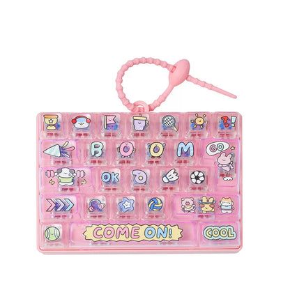 Trendy and Fun Official Stress-Relief 26-Key Keyboard Keychain for Women, Best Friend Bag Accessory Gift - image 5