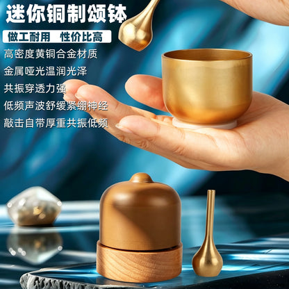 Crystal Mini Chime Bell, Zen Sound Meditation, Calming Healing Instrument, Sleep Aid, Hand-Held Singing Bowl, Sound Therapy, Space Decoration - image 2