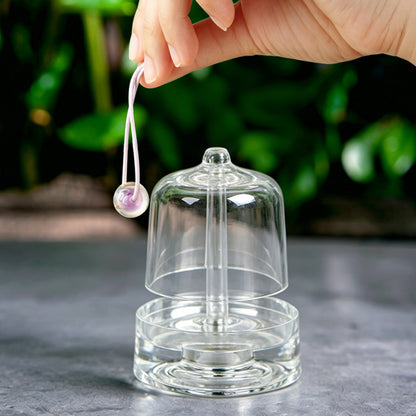 Crystal Mini Chime Bell, Zen Sound Meditation, Calming Healing Instrument, Sleep Aid, Hand-Held Singing Bowl, Sound Therapy, Space Decoration - image 3