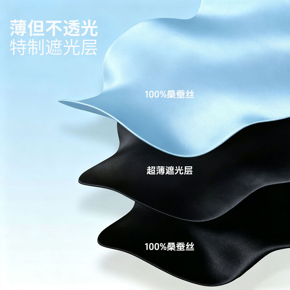 Silk Eye Mask, Mulberry Silk Sleep Mask, Special for Children, Light-Blocking Eye Mask, Adjustable - image 4