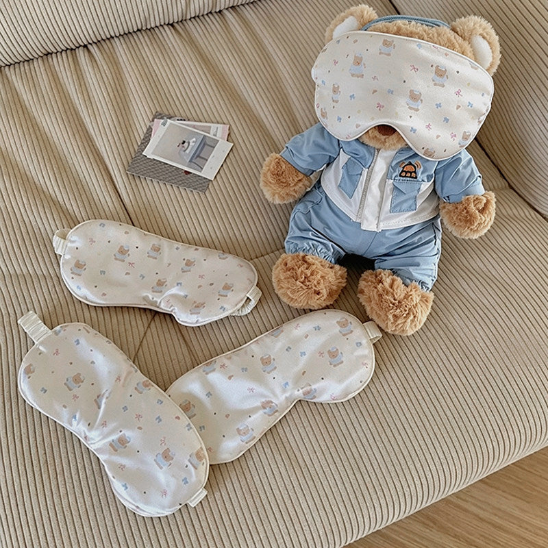 Cute Eye Mask for Light-Blocking Sleep, Zero Pressure, Comfortable for Women to Sleep In, Non-Tightening, Ice Silk Eye Mask for Students' Lunch Break - image 1