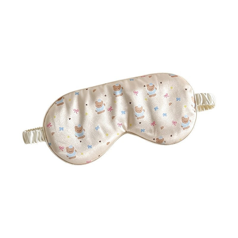 Cute Eye Mask for Light-Blocking Sleep, Zero Pressure, Comfortable for Women to Sleep In, Non-Tightening, Ice Silk Eye Mask for Students' Lunch Break - image 5