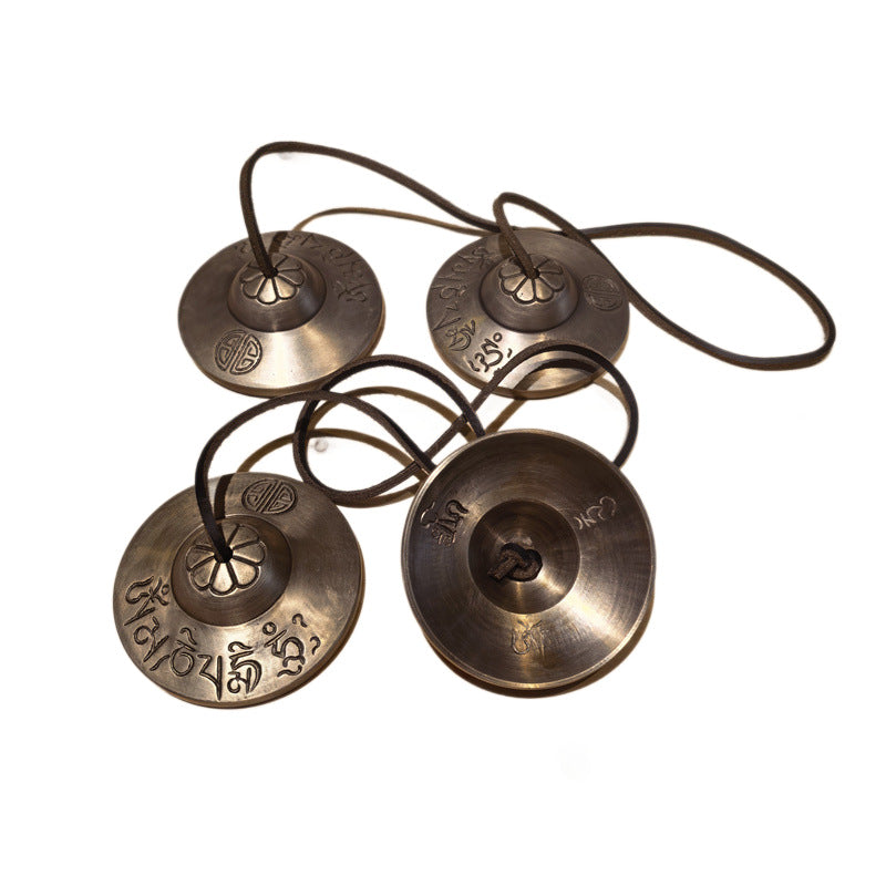 Nepalese Handmade Bronze Full Moon Bell Dingxiang Buddhist Musical Instrument for Yoga Meditation with Loud Sound - image 5