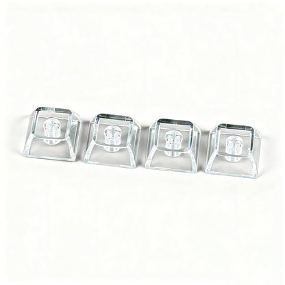 Cross-border stress-relief keycap material, single keycap for cross-key mechanical keyboard, MDA profile, highly transparent, black translucent, multi-color - image 5