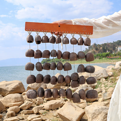 Yunnan natural fruit shell bells, wind chimes, hand bells, sound therapy instruments for meditation, healing, and stress relief, direct from the factory - image 4