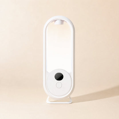 Cylindrical aromatherapy diffuser with five-level digital display and colored lights - view 5
