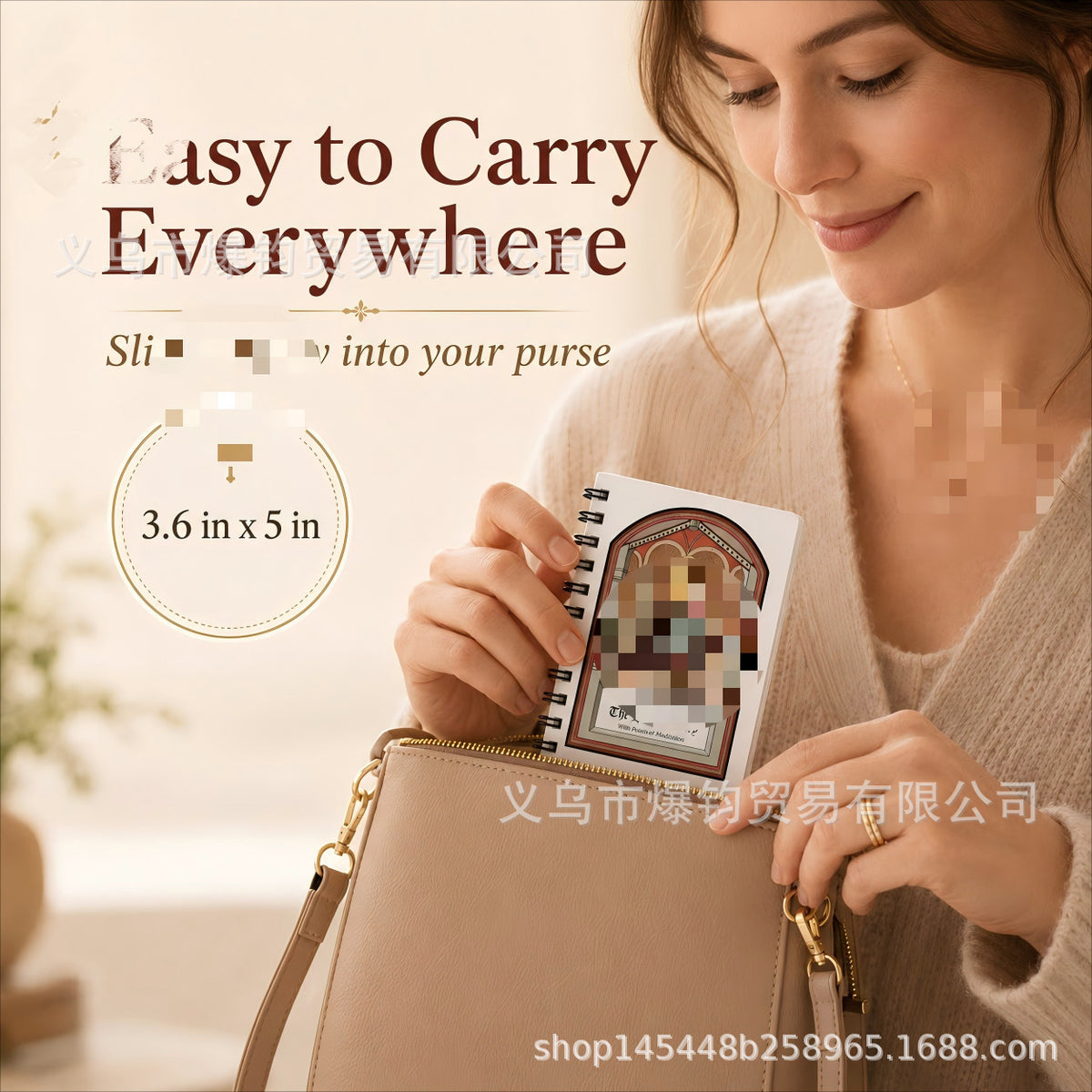 (In stock) Cross-border Pocket Size Rosary Meditation Book pocket edition - image 1