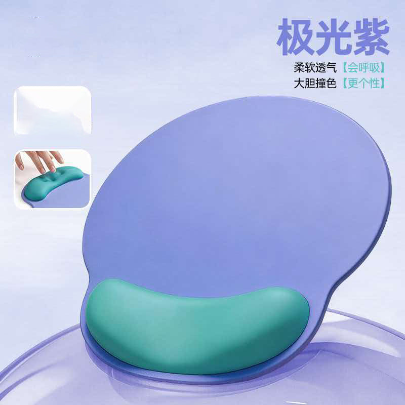 Color-contrasting dopamine wrist rest mouse pad, ergonomic wrist support, 3D mouse pad for office and home use, stress relief - image 1