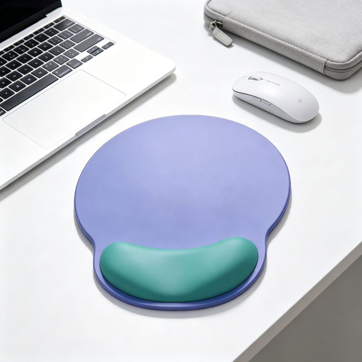Color-contrasting dopamine wrist rest mouse pad, ergonomic wrist support, 3D mouse pad for office and home use, stress relief - image 2