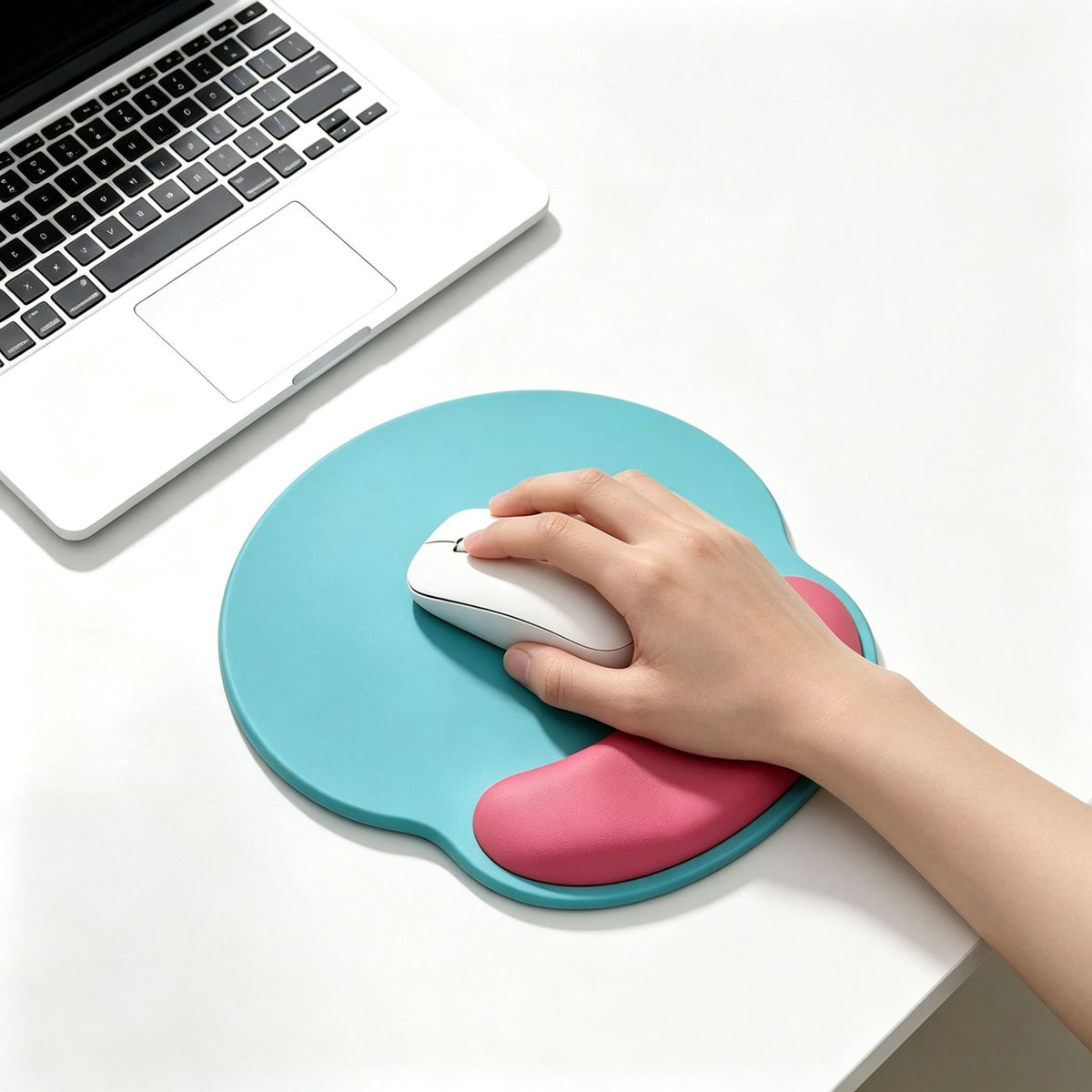 Color-contrasting dopamine wrist rest mouse pad, ergonomic wrist support, 3D mouse pad for office and home use, stress relief - image 4