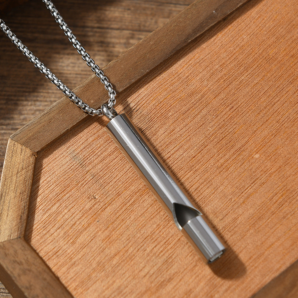 New Mindfulness Meditation Stress Relief Whistle, Meditation Breathing Whistle, Smoking Cessation Aid Necklace - image 2
