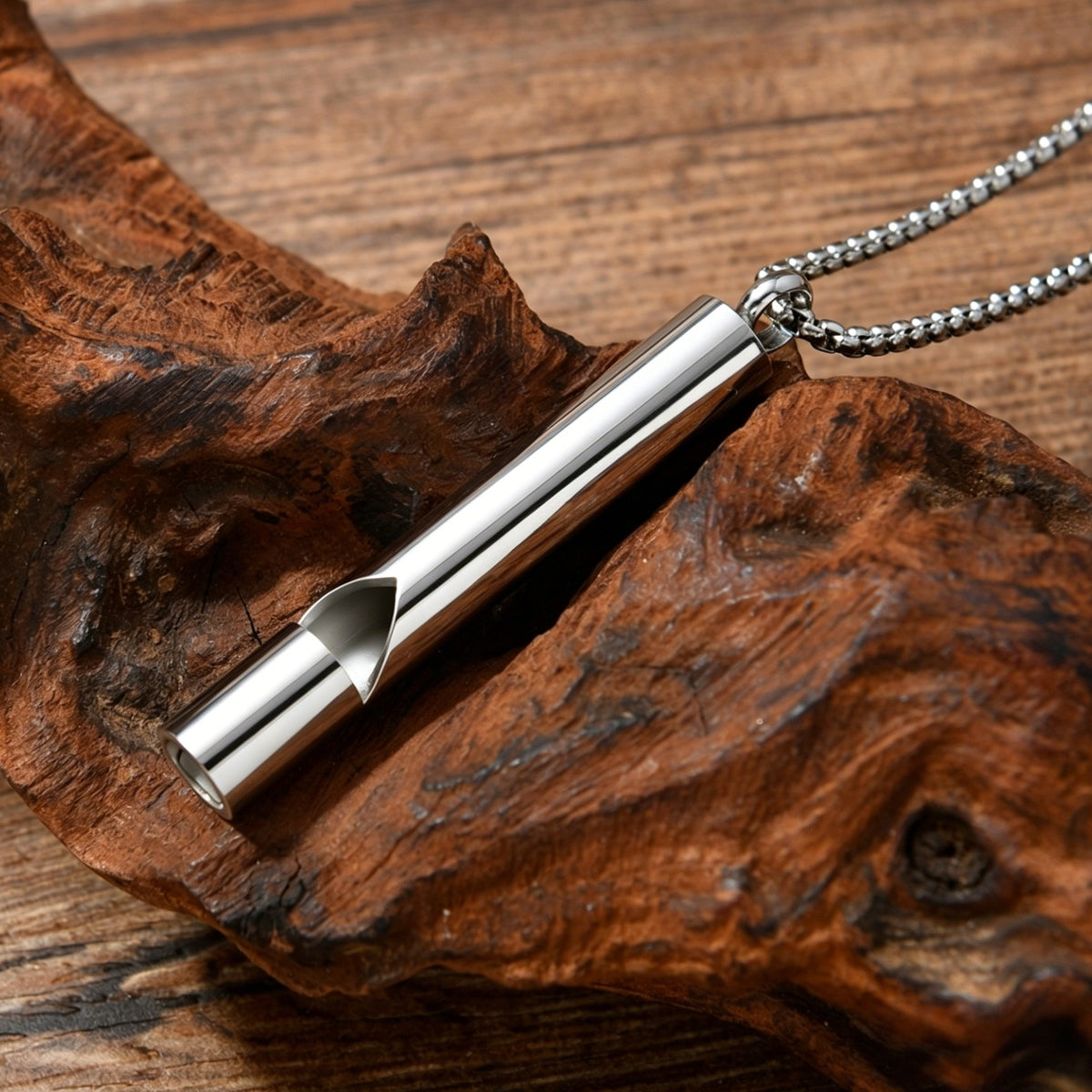 New Mindfulness Meditation Stress Relief Whistle, Meditation Breathing Whistle, Smoking Cessation Aid Necklace - image 4