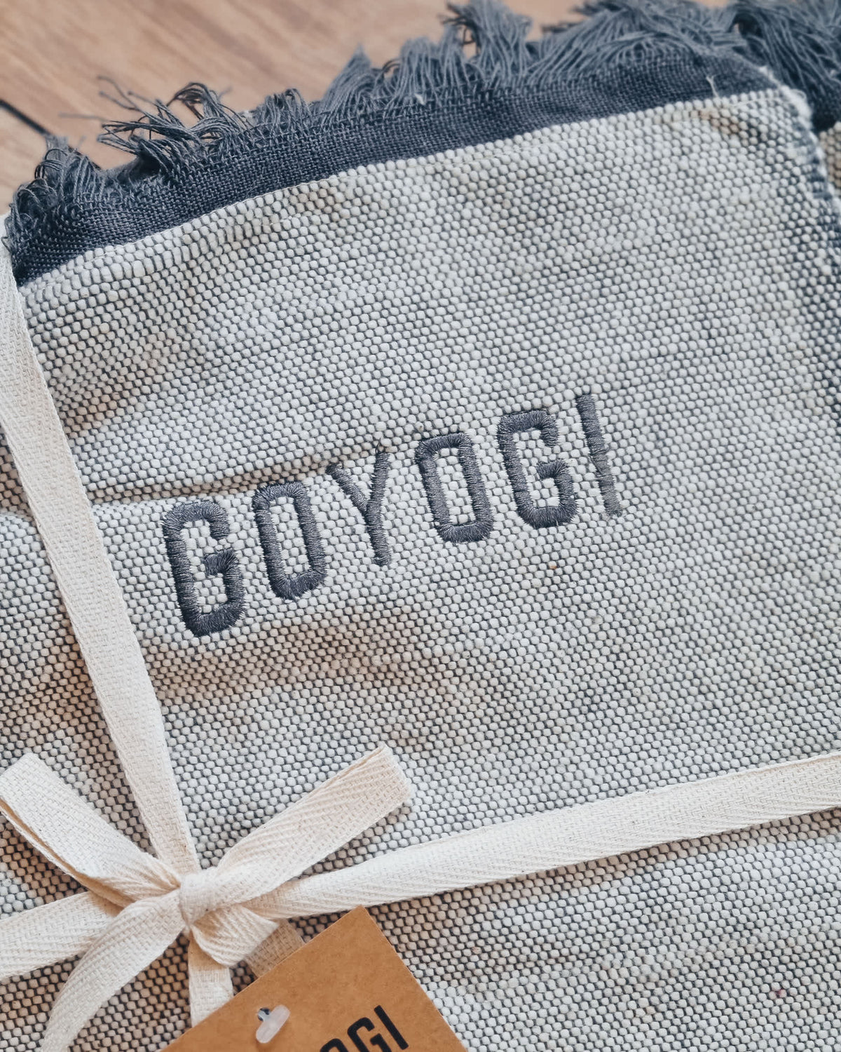 Mindful Deluxe Yoga Blanket - Grey