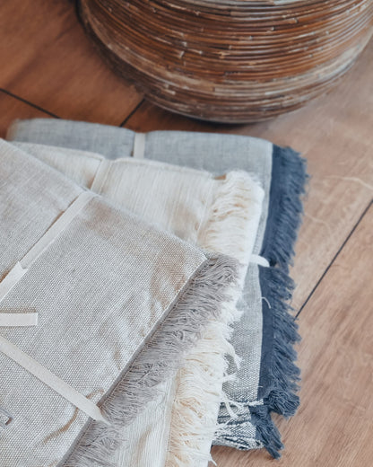 Mindful Deluxe Yoga Blanket - Grey