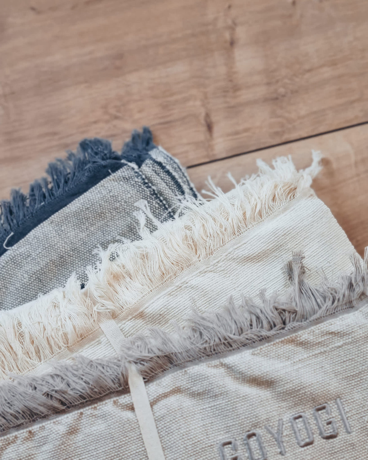 Mindful Deluxe Yoga Blanket - Grey