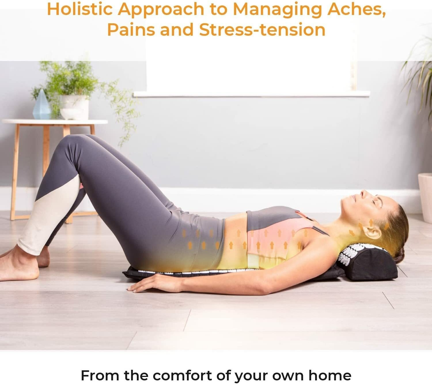 New Premium Acupressure Shakti Massage Mat & Pillow Set Fitness