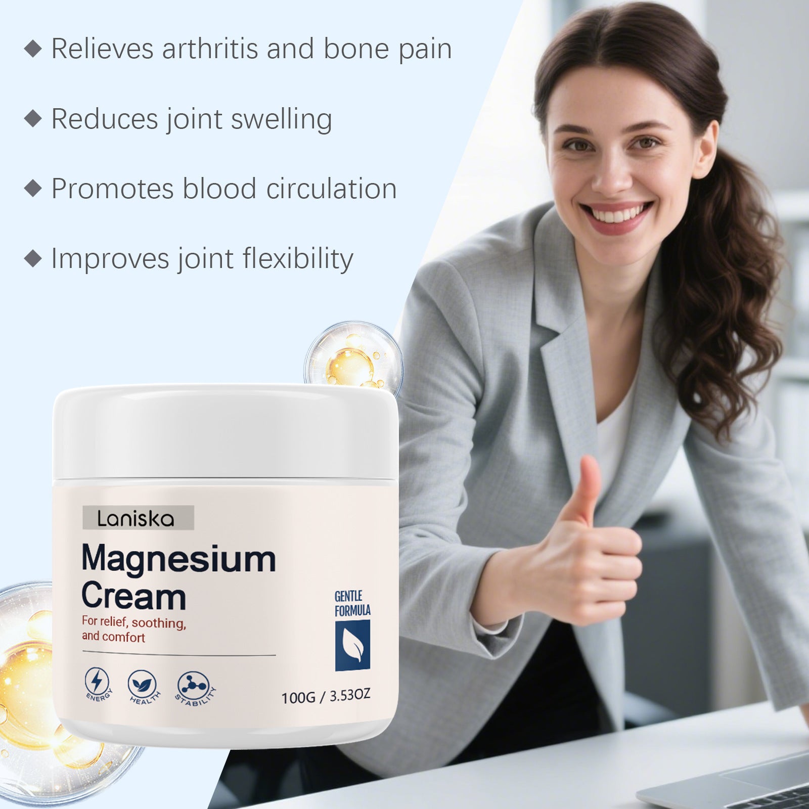 Soothing Massage Cream Ideal for Daily External Care and