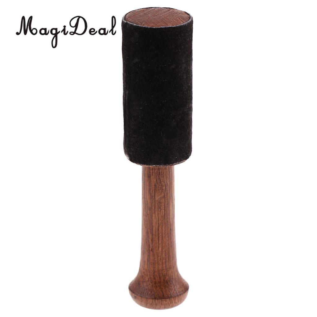 2PCS Tibetan Wood Singing Bowl Strikers Buddhism Meditation Mallet 12.5/12.7cm