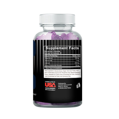 Calm Vitamin B6 Sleep Gummies a Blend of Berries Vegan