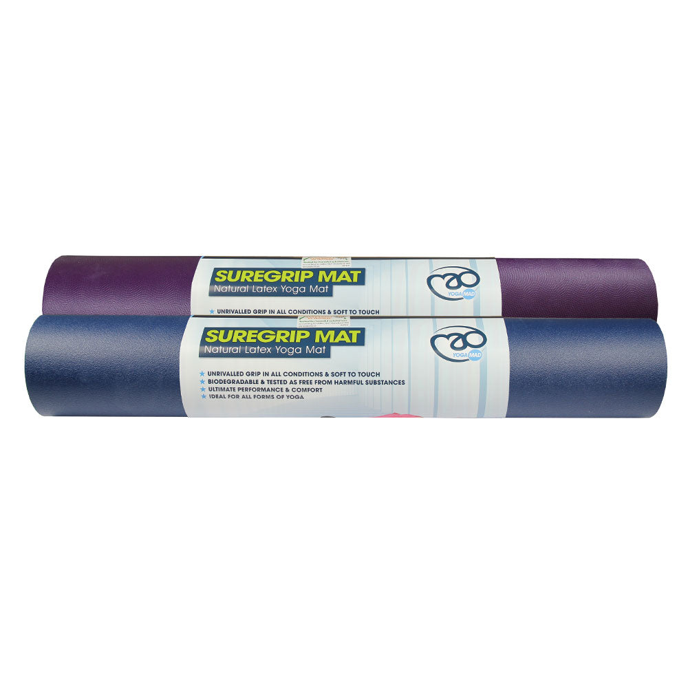 SureGrip Natural Latex Alignment Yoga Mat 4mm