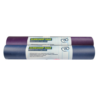 SureGrip Natural Latex Alignment Yoga Mat 4mm